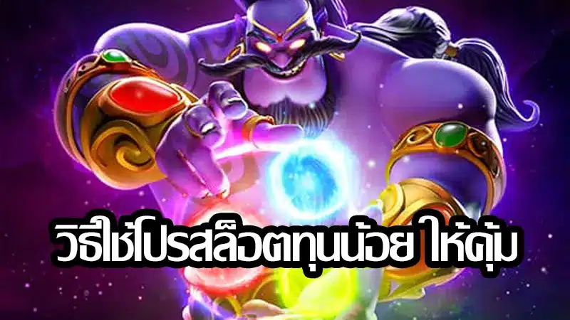 วิธีการใช้ โปรสล็อตทุนน้อย แบบไม่ยาก สามารถใช้เล่นได้ทุกค่ายเกม
